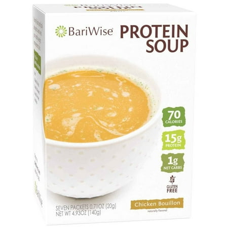 BariWise Protein Soup, Chicken Bouillon (7ct)