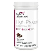 Bariatric Advantage High Protein Supplement Mix - Bariatric Protein Powder - 20 g Protein - For Pre- & Post-Bariatric Surgery Patients - With Iron, Calcium & More - 14 Servings - Chocolate