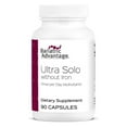 thumbnail image 1 of Bariatric Advantage Ultra Solo without Iron - Once-Per-Day Daily Multivitamin - For Bariatric Patients - With Thiamin, Vitamin A & More - Gluten Free - 90 Capsules, 1 of 7