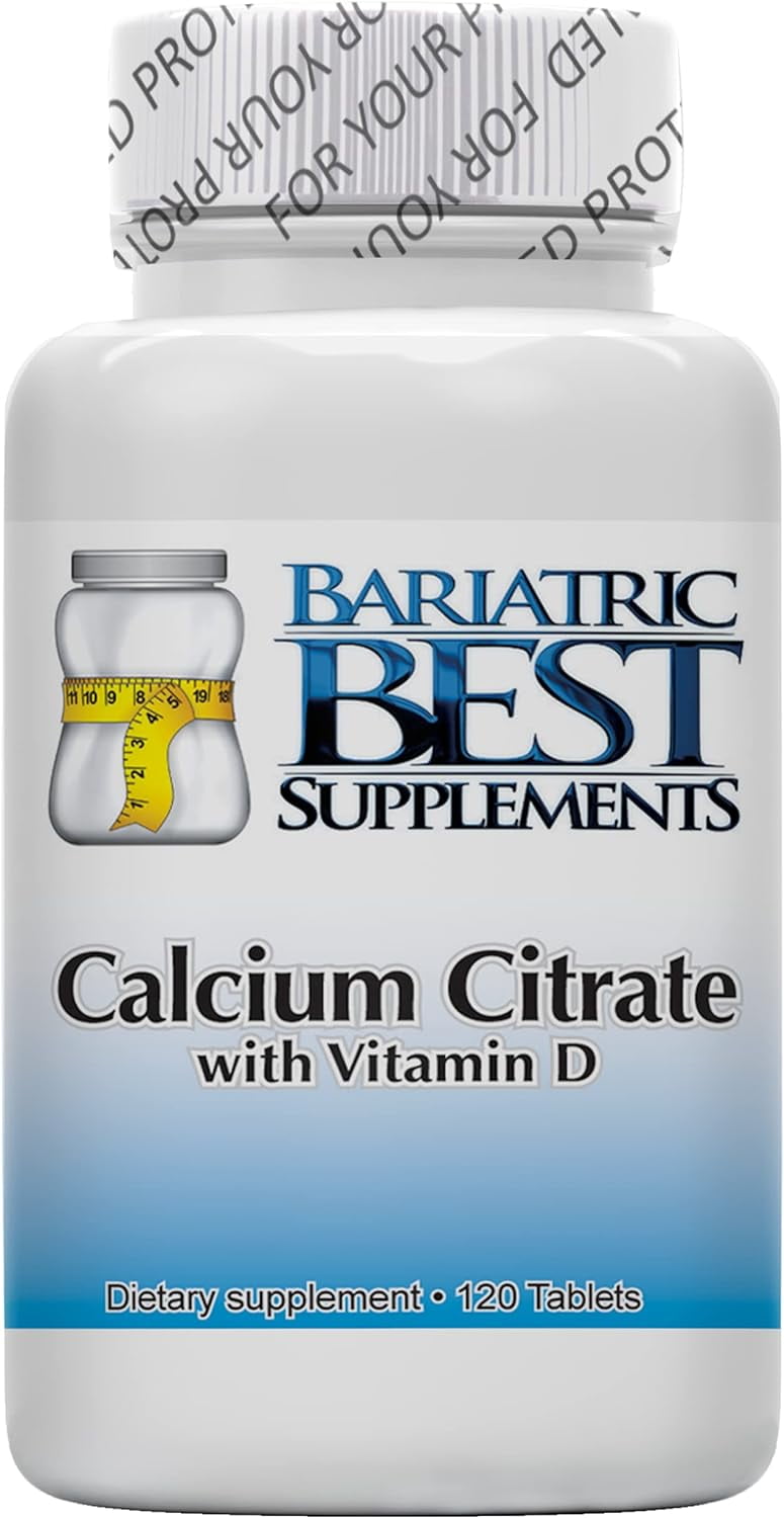 Bariatric Calcium Citrate with Vitamin D3 Specially Formulated for PostBariatric Surgery