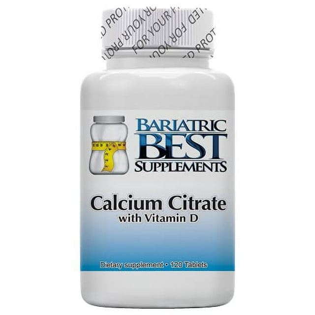 Bariatric Calcium Citrate with Vitamin D3 Specially Formulated for Post