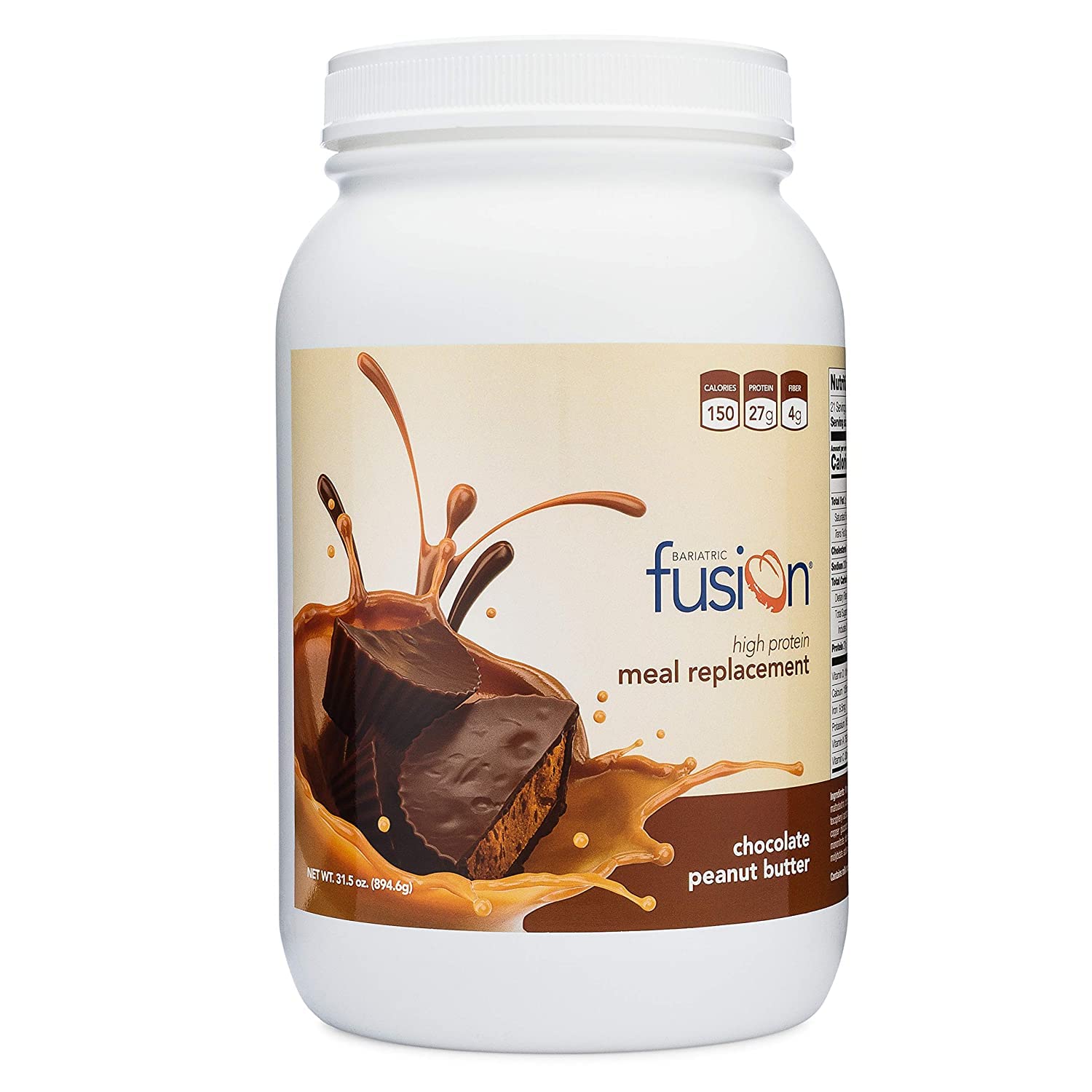 Bariatric Fusion Meal Replacement AIF4 Protein 21 Serving Tub Chocolate