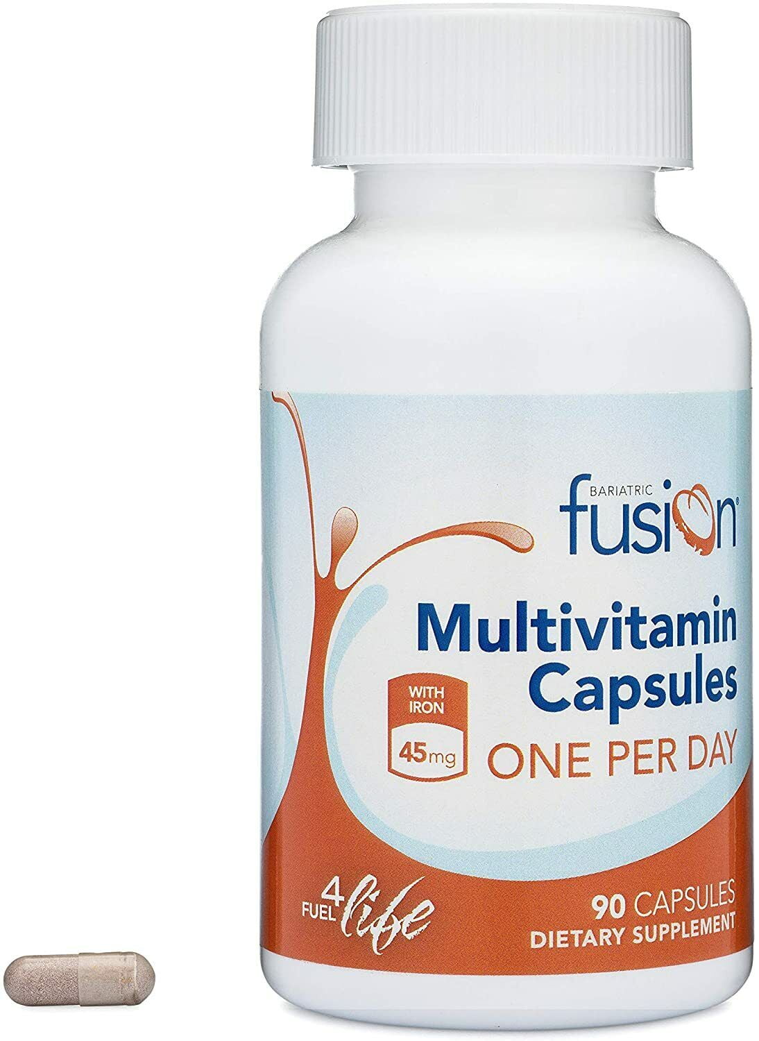 Bariatric Fusion Multivitamin ONE per Day Capsule with 45mg of Iron 90