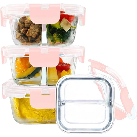 Bariatric Meal Prep Containers, 8 Oz Bariatric Portion Control Food Storage Cont