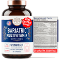 thumbnail image 1 of Bariatric Multivitamin with Iron - 45 mg Iron Once Daily, 21 Essential Vitamins - Easy to Swallow Bariatric Vitamins for Women & Men - Gastric Bypass, Gastric Sleeve Recovery Support - 30 Capsules, 1 of 6