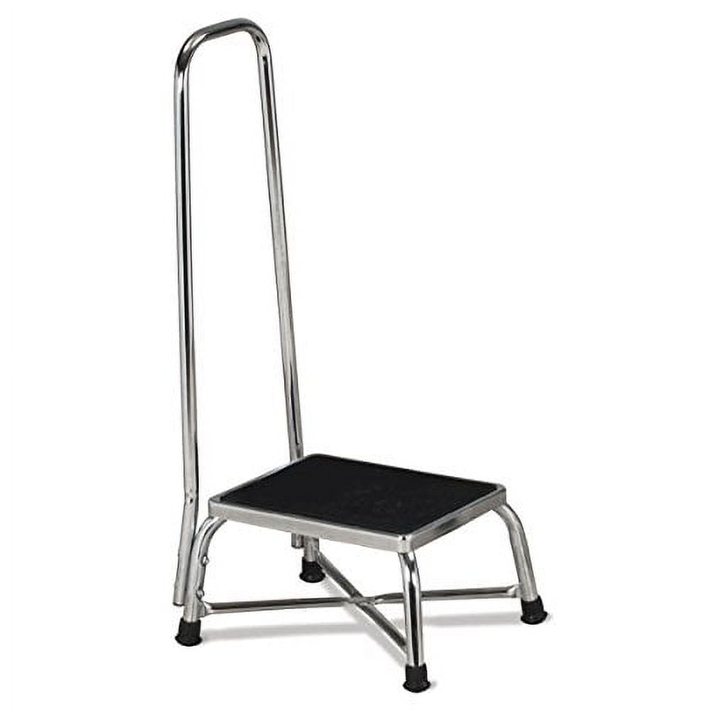 Bariatric Step Stool with Handrail 11.25"W x 14.25"D x 36"H