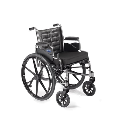 Bariatric Wheelchair - Heavy Duty with Desk Length Arms & Swingaway Footrests - 350lb Capacity - Invacare Tracer IV - Size 22 x 18