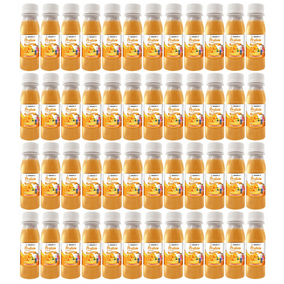 BariatricPal 25g Whey Protein & Collagen Power Shots - Tropical Orange Size: 48-Pack