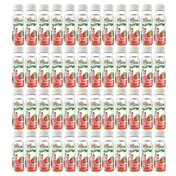 BariatricPal 30g Whey Protein & Collagen Power Pro Shots - Watermelon (48-Pack)