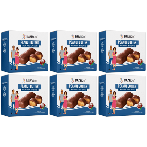 BariatricPal High Protein Bars - Peanut Butter Size: 6-Pack
