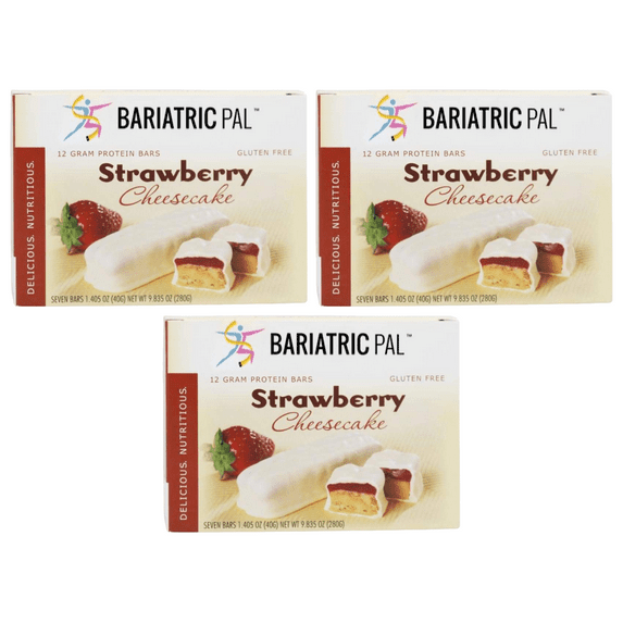BariatricPal High Protein Bars - Strawberry Cheesecake Size: 3-Pack