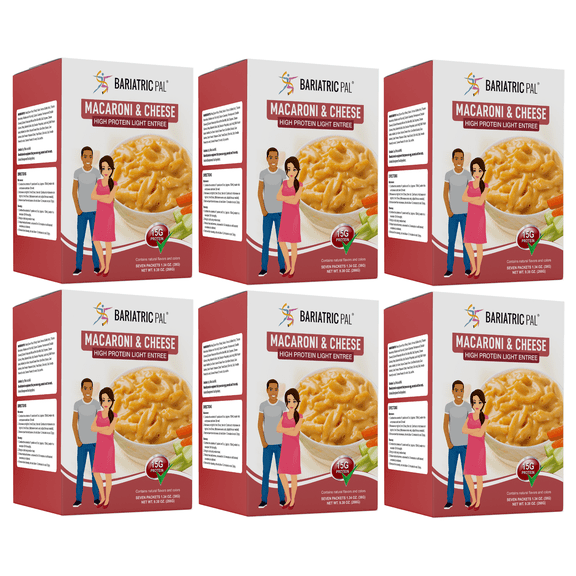 BariatricPal High Protein Light Entree - Creamy Macaroni & Cheese Size: 6-Pack