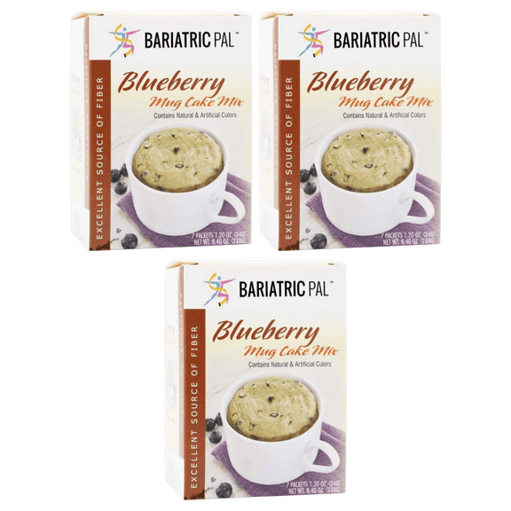 BariatricPal High Protein Mug Cake Mix - Blueberry Size: 3-Pack