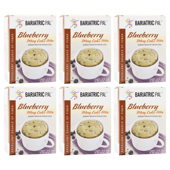 BariatricPal High Protein Mug Cake Mix - Blueberry Size: 6-Pack