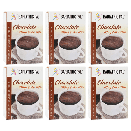 BariatricPal High Protein Mug Cake Mix - Chocolate Size: 6-Pack