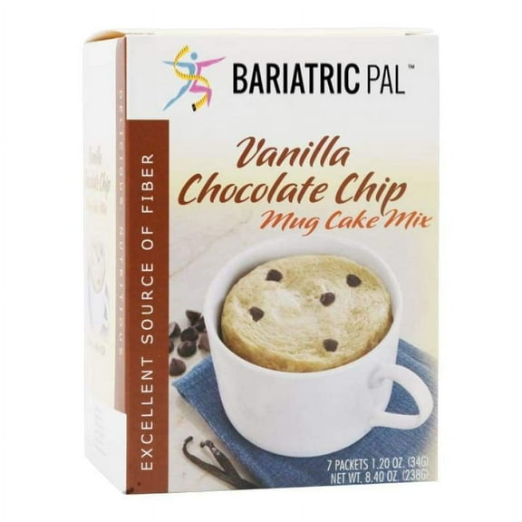 BariatricPal High Protein Mug Cake Mix - Vanilla Chocolate Chip Size: 1-Pack