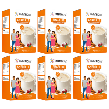 BariatricPal Hot Cappuccino Protein Drink - Amaretto Size: 6-Pack