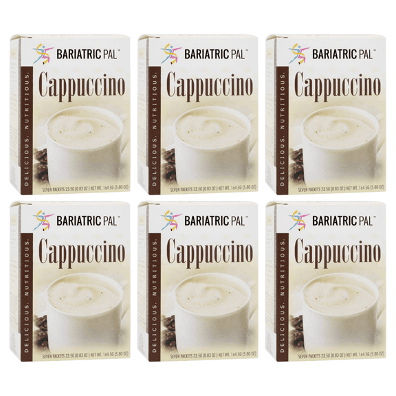 BariatricPal Hot Cappuccino Protein Drink - Classic Size: 6-Pack