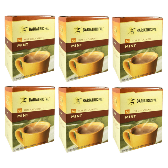 BariatricPal Hot Chocolate Protein Drink - Mint Size: 6-Pack