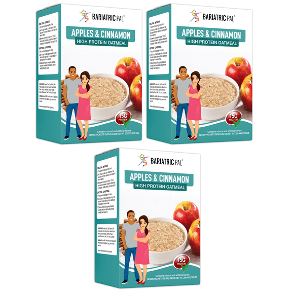 BariatricPal Hot Protein Breakfast - Apple Cinnamon Oatmeal Size: 3-Pack