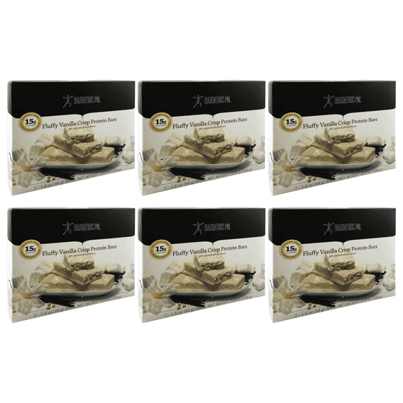 BariatricPal Low Carb Protein & Fiber Bars - Fluffy Vanilla Crisp Size: 6-Pack