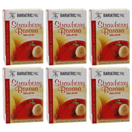 BariatricPal Protein Gelatin - Strawberry Banana Size: 6-Pack