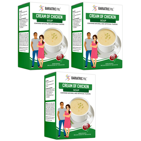 BariatricPal Protein Soup - Cream Of Chicken Size: 3-Pack