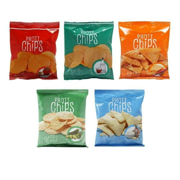 BariatricPal Proti Diet Protein Chips - 5 Flavor Variety Pack