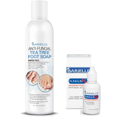 Barielle Fungus RX & Antifungal Soap Tea Tree Foot Wash 6 oz. 2-PC Set