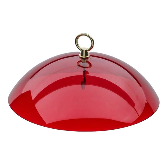 Baright 26 Cm Plastic Squirrel Baffle Protects Hanging Feeders Weather Rain Guard No Tool Install Clear Baffle Weather Guard Durable Weather Resistant for Outdoor Wild Bird Seed Feeder