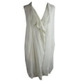 thumbnail image 1 of Bariii Ivory Draped Open Front Vest S, 1 of 1