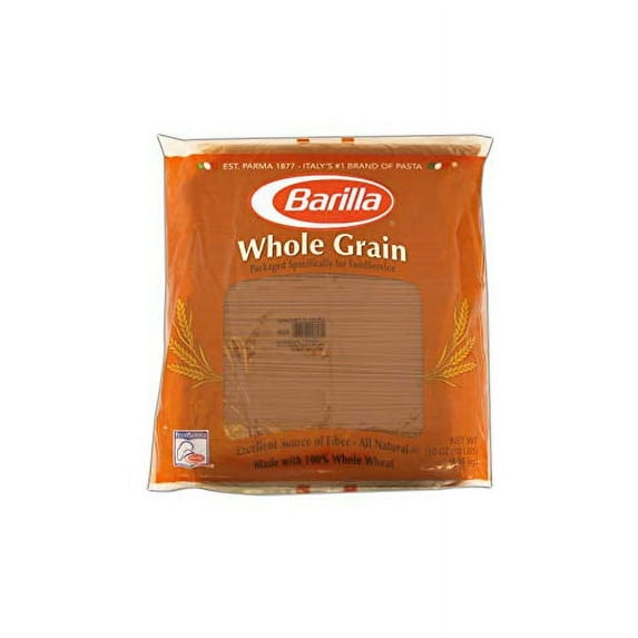 Barilla 100% Whole Grain Spaghetti; Non-Gmo, 160 oz - Case of 2