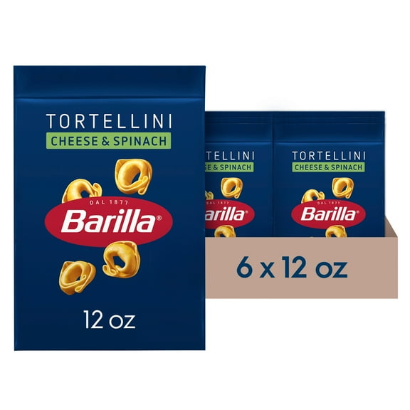 Barilla Cheese & Spinach Tortellini Pasta, 12 oz, 6 Count