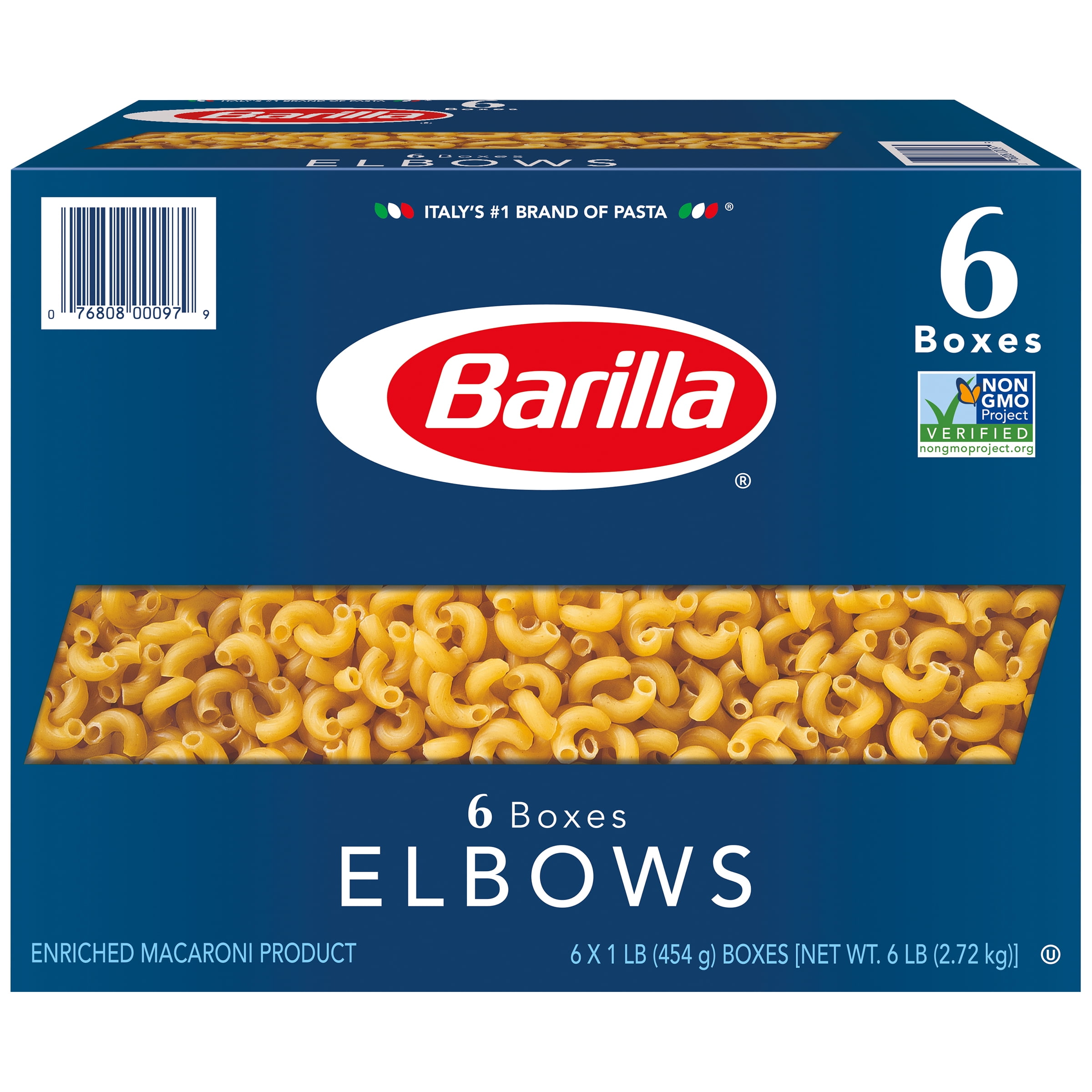 Barilla® Classic Blue Box Pasta Elbows 6x16 oz