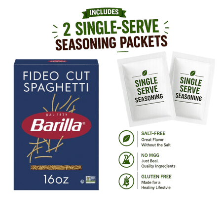 Barilla Classic Non-GMO, Kosher Certified Fideo Cut Spaghetti Pasta, 16 oz