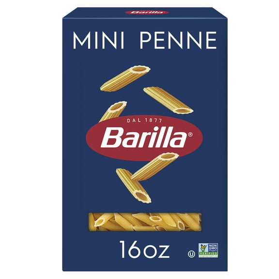 Barilla Classic Non-GMO, Kosher Certified Mini Penne Pasta, 16 oz