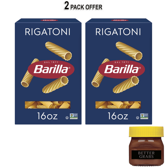Barilla Classic Non-GMO, Kosher Certified Rigatoni Pasta, 16 Oz