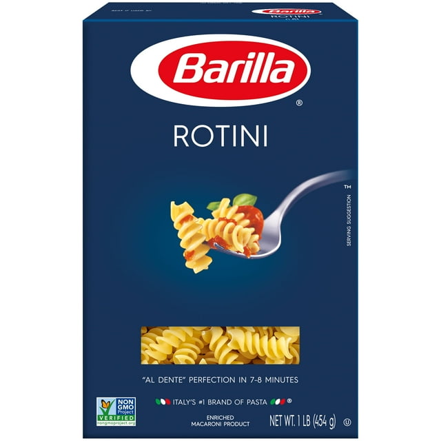 Barilla Classic Non-GMO, Kosher Certified Rotini Pasta,1PACK