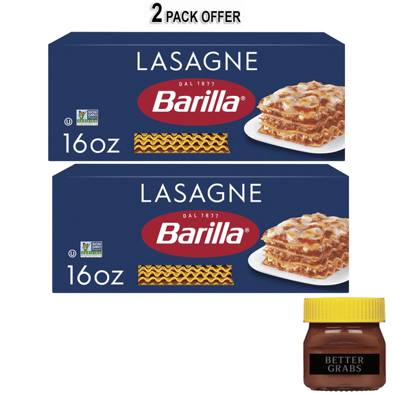 Barilla Classic Non-GMO, Kosher Certified Wavy Lasagne Pasta, 16 Oz