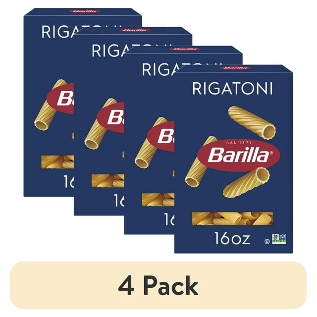 (4 pack) Barilla Classic Rigatoni Pasta, 16 oz