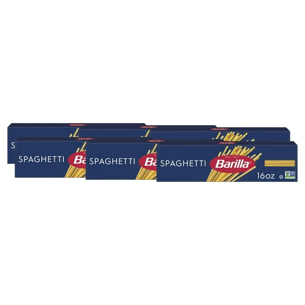 (6 pack) Barilla Classic Spaghetti Pasta, 16 oz