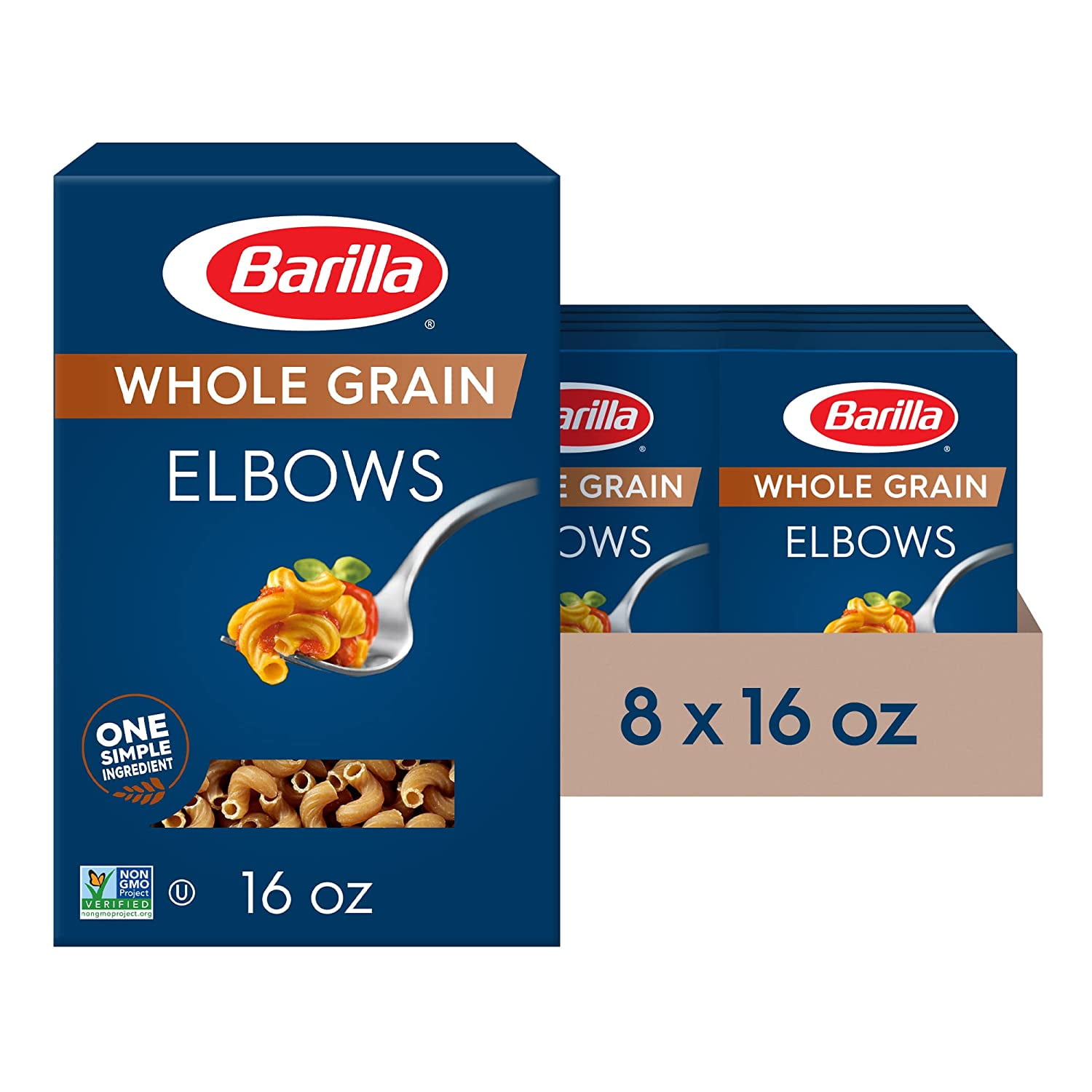 Barilla Elbow Pasta, 16 Oz, 8 Pack