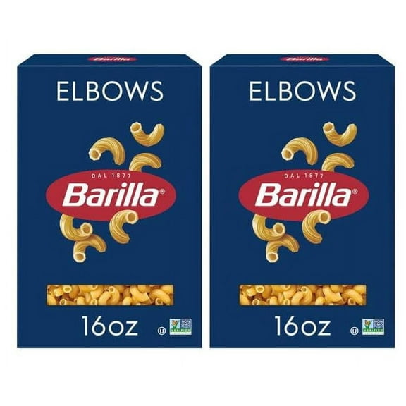 Barilla Elbows Pasta, 16 oz, Pack of 2