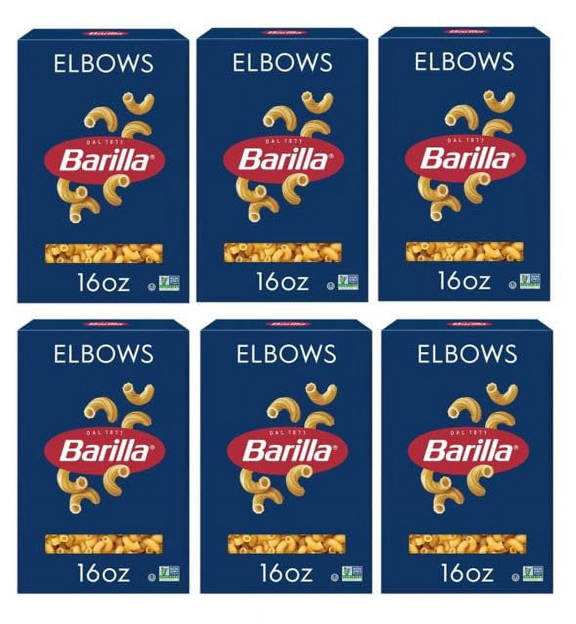 Barilla Elbows Pasta, 16 oz, Pack of 6