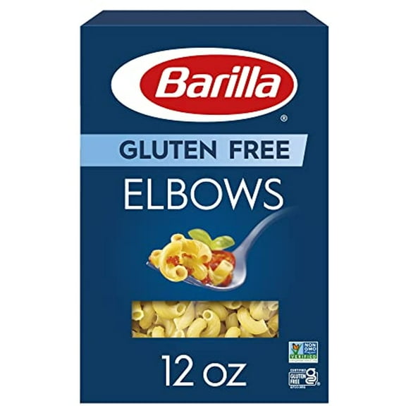 Barilla Gluten Free Elbows Pasta, 12 Ounce - Non-Gmo Gluten Free Pasta Made With Blend Of Corn & Rice - Vegan Pasta