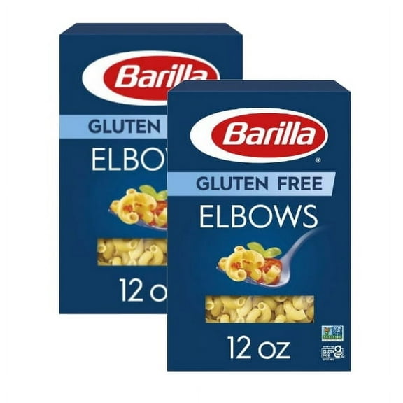 Barilla Gluten Free Elbows Pasta 12 oz (2 Pack)