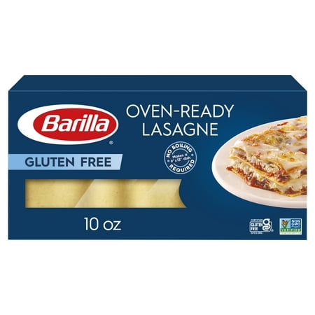 Barilla Gluten Free Oven Ready Lasagna Pasta, 10 oz