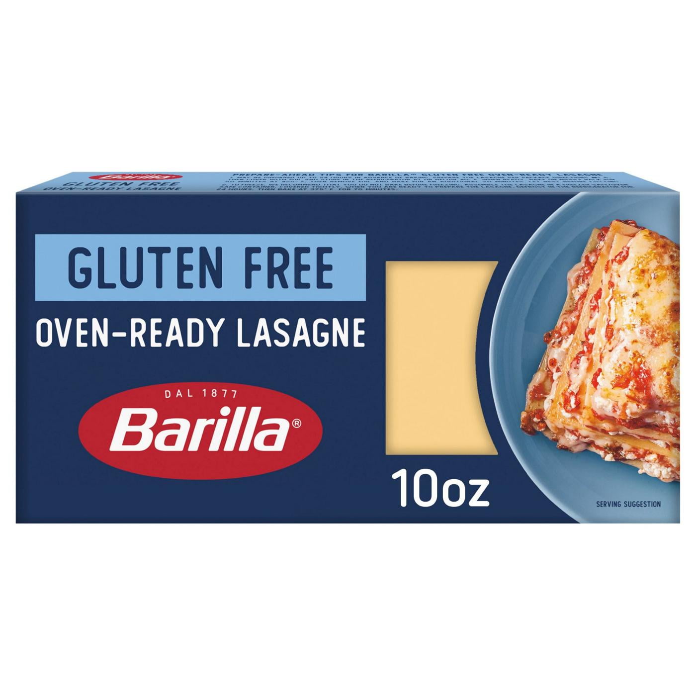 Barilla Gluten Free Oven-Ready Lasagne Pasta - 10 oz- Pack of 2