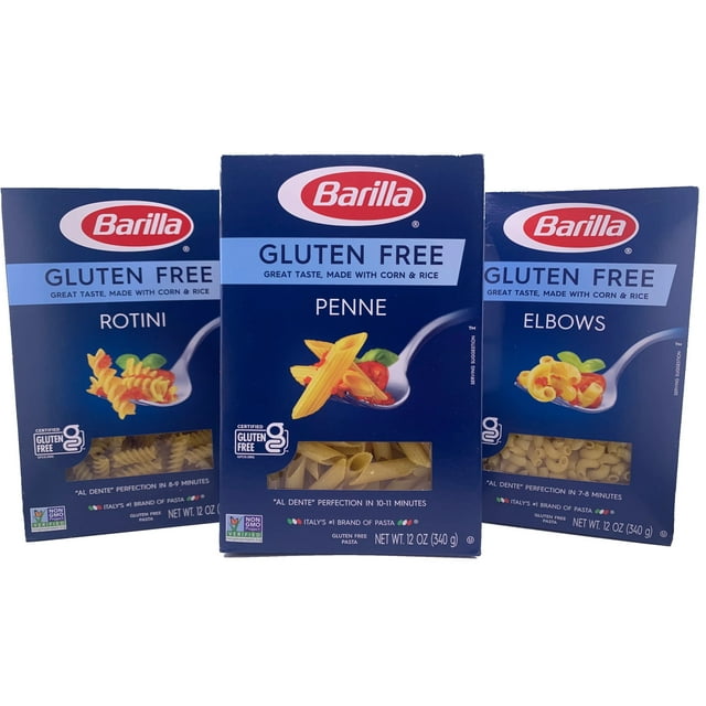 Barilla Gluten Free Pasta Variety Pack Includes Penne Pasta, Rotini