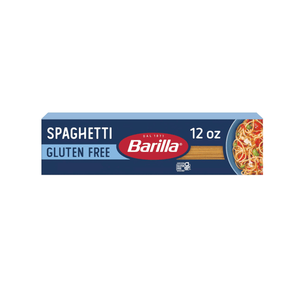Barilla Gluten Free Spaghetti, 12 Ounce - Non-GMO Gluten Free Pasta Made with Blend of Corn & Rice